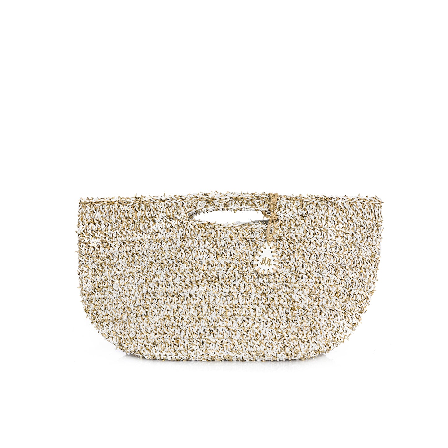 CAPRI IN WHITE BASKET TOTE