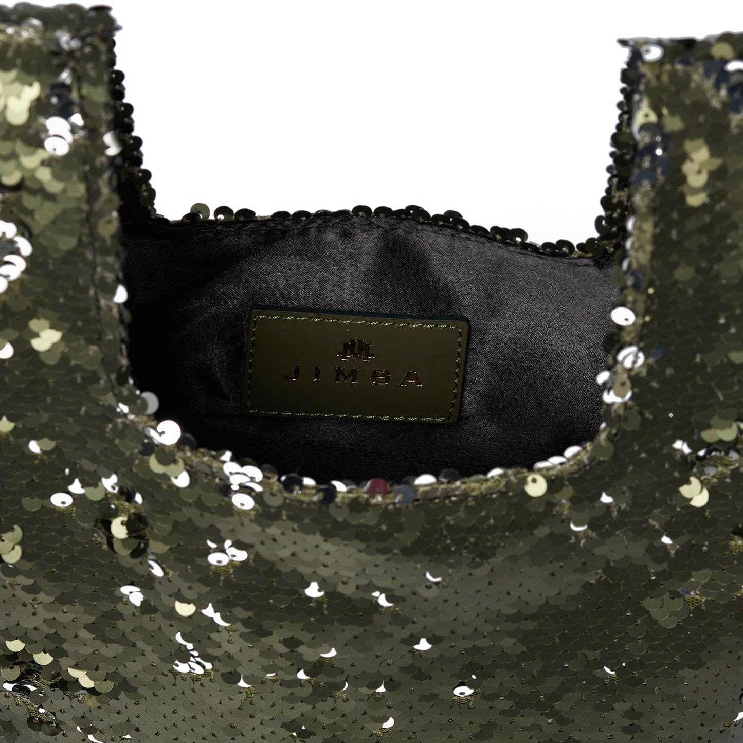 JADE IN KHAKI/ SILVER SEQUIN