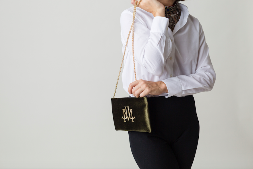 Iris in Green Velvet